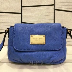 Michael kors small flap leather cross body bag